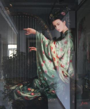 箜篌女